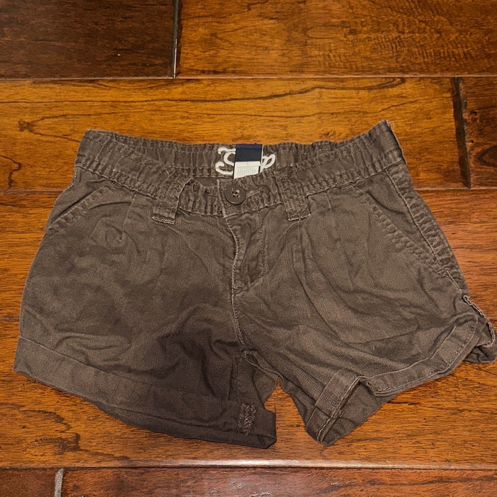 GAP Kids Brown Rolled Hem Shorts